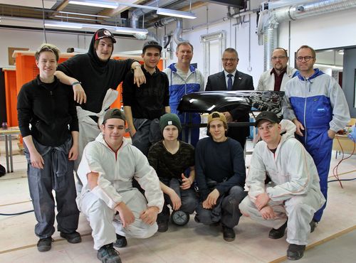 Auszubildende der Bjorkelangen Videregäende Skole im BZ