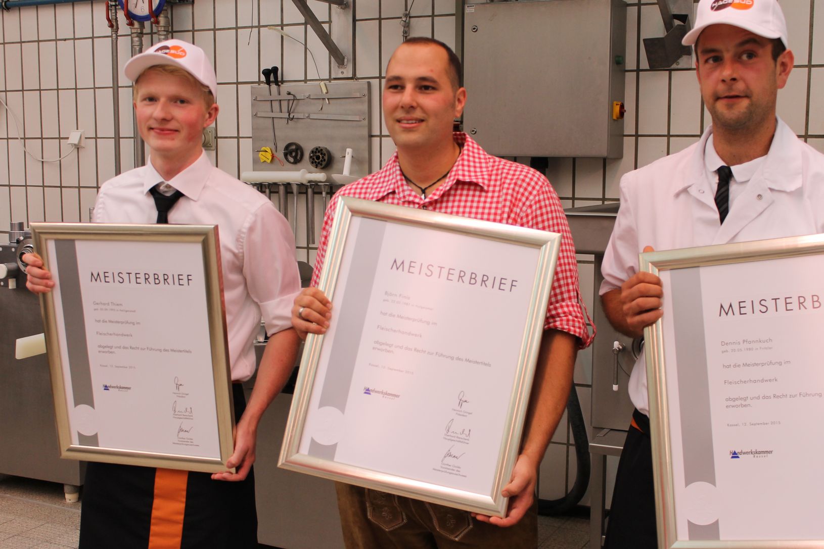 Die neuen Fleischermeister