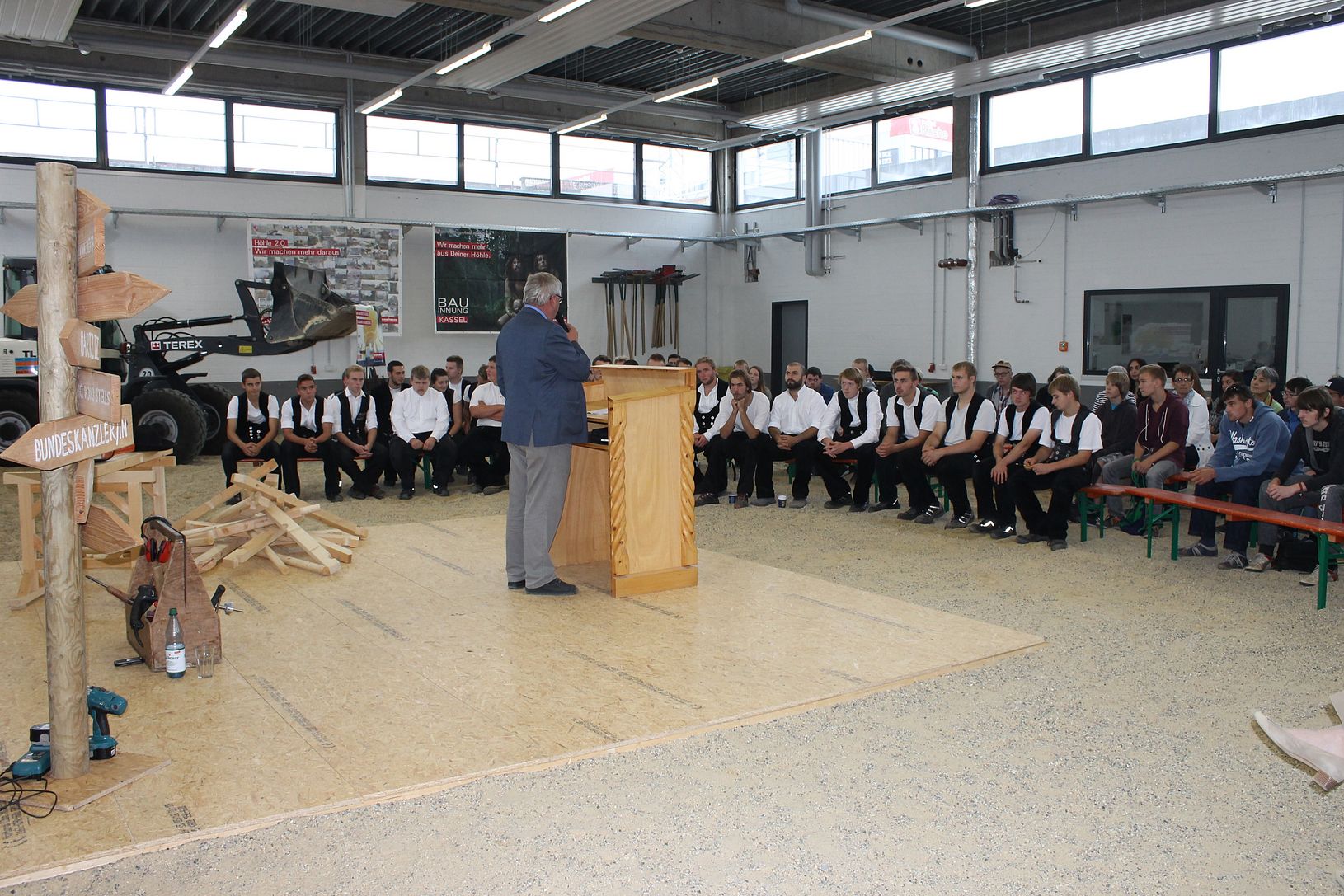 HWK-Präsident Heinrich Gringel eröffnet den Tag des Handwerks