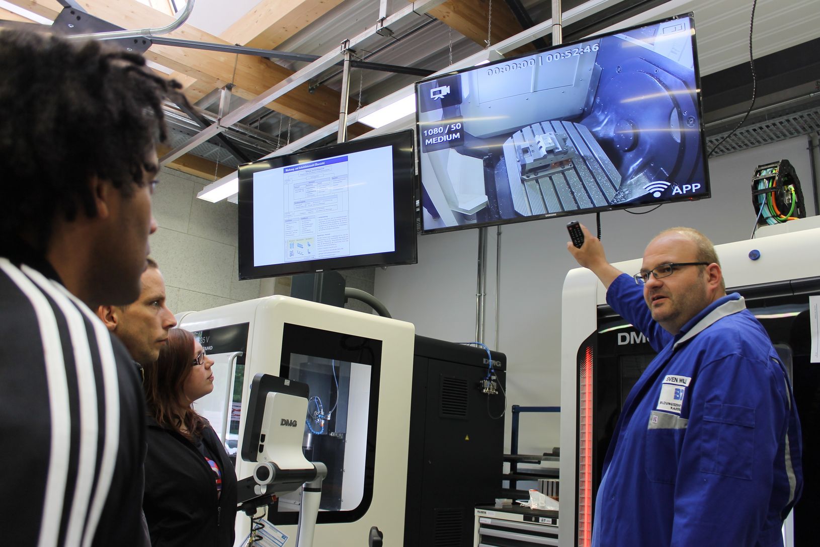 Ausbilder Sven Wille im Bildungszentrum Kassel