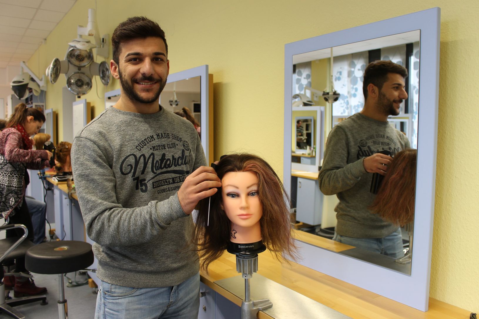 Ari Naif Schalal Berufsorientierung für Flüchtlinge